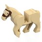 Animal, Horse, Moveable Legs with Reddish Brown Bridle Print