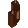 Reddish Brown Window Round 3 x 3 x 2