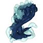 Lower Body, Ghost with Marbled Trans-Light Blue Pattern
