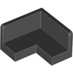 LEGO part 91501 Panel 2 x 2 x 1 Corner in Black