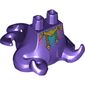 Lower Body with 5 Tentacles with Gold Jewelry print