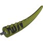 Animal Body Part, Dinosaur, Carnotaurus Tail, with Spikes and Pin, Dark Green Markings Print