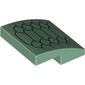 Slope Curved 2 x 2 x 2/3 with Dark Green Scale sprint