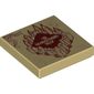 Tile 2 x 2 with Marauder Map print