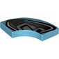 Tile 2 x 2 Curved, Macaroni with Headlight Print