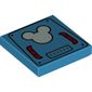 Tile 2 x 2 with Metal Panels and Mickey Mouse Logo Print
