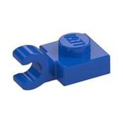 Plate Special 1 x 1 with Clip Horizontal [Thick Open O Clip]