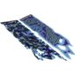 Banner, Ragged with Holes, Silver and Dark Purple Details (Bone Demon) Print [Complete Sheet]