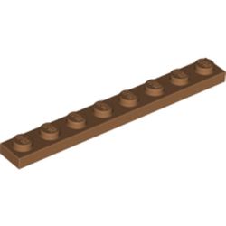 LEGO part 3460 Plate 1 x 8 in Medium Nougat