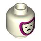 Minifig Head (No Face), Theatre Masks, Tragedy / Comedy Print