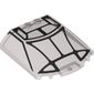 Windscreen 6 x 6 x 1 1/3 with Black and Silver Lines (Cockpit) Print