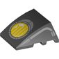 Wedge Curved 4 x 3 No Studs, with Yellow headlight print