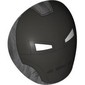 Large Figure Shoulder Cover, Armor, Round, Smooth with Iron Man Helmet Print