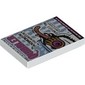 Tile 2 x 3 with 'QUIBBLER' Newspaper Print
