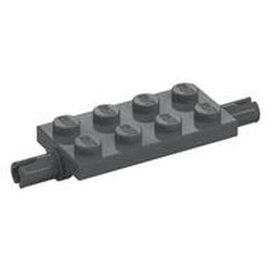 Plate Special 2 x 4 with Pins, Reinforced