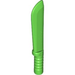 LEGO part 29109 Weapon Sword / Machete in Bright Green