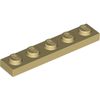 Tan Plate 1 x 5