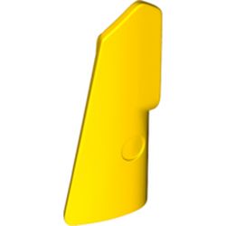 LEGO part 43500 Technic Panel Fairing #22 Very Small Smooth, Side A in Bright Yellow/ Yellow