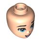 Minidoll Head Big Medium Azure Eyes, Open Mouth print