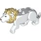 Animal, Big Cat, Lion with Tan Mane Print