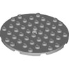 Light Bluish Gray Plate Round 8 x 8