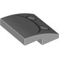 Slope Curved 2 x 2 x 2/3 with Black Mouth, White Eyes print