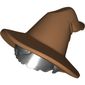 Hair and Hat, Floppy Witch Hat, Short Hair, Black Pattern