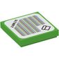 Tile 2 x 2 with 'Start' and Pipe with Squared Border, and Barcode Print (Sticker)