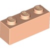 Light Nougat Brick 1 x 3