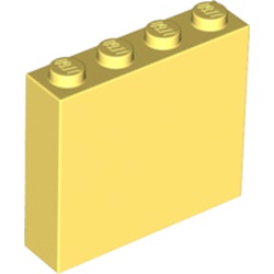 LEGO part 49311 Brick 1 x 4 x 3 in Cool Yellow/ Bright Light Yellow