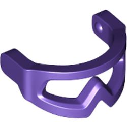LEGO part 46304 Headwear Accessory Visor Snow Goggles in Medium Lilac/ Dark Purple
