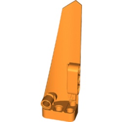 LEGO part 64393 Technic Panel Fairing #6 Long Smooth, Side B in Bright Orange/ Orange