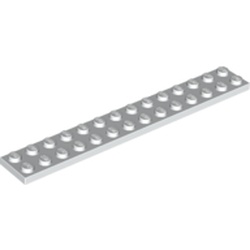 LEGO part 91988 Plate 2 x 14 in White