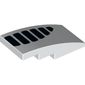 Slope Curved 4 x 2 No Studs with Black Shapes print