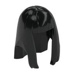 Hair Long Straight with Bangs - Hard Plastic