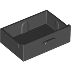 LEGO part 10078124 DRAWER in Black