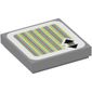 Tile 2 x 2 with Up / Down Arrow and Barcode Print (Sticker)
