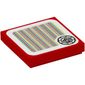 Tile 2 x 2 with Grrrol and Barcode Print (Sticker)