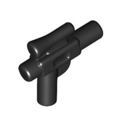 LEGO part 92738 Weapon Gun / Blaster Small (Star Wars) in Black