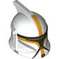 Helmet Clone Trooper Phase 1, with Side Holes, Bright Light Orange Clone Pilot Print