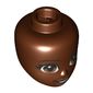 Minidoll Head, Hazel Eyes and Lips print