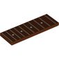 Tile 2 x 6 with Guitar Finger Board, Frets, Position Markers print