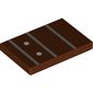 Tile 2 x 3 with Guitar Finger Board, Frets, Position Markers print