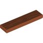 Tile 1 x 4 with Wooden Board print