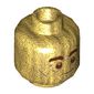 Minifig Head Rubeus Hagrid, Reddish Brown Eyebrows, Eyes and Mouth, Smile Print