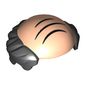 Hair, Bald Top with Black Short Hair, Comb-over Print
