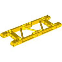 LEGO part 79767 FRAME 5X15 W/ 3.2 SHAFT, NO. 1 in Bright Yellow/ Yellow