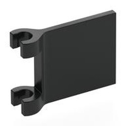 Flag 2 x 2 Square, Flared Clip Edge [Thick Clips]