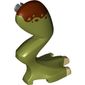 Animal Body Part, Dinosaur, Leg, Right, with Pin and Reddish Brown Markings Print