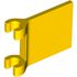 80326 FLAG W/ 2 HOLDERS in Bright Yellow/ Yellow